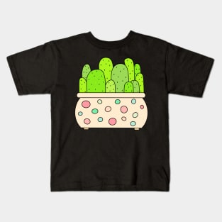 Cute Cactus Design #71: Big Group Of Cacti Kids T-Shirt